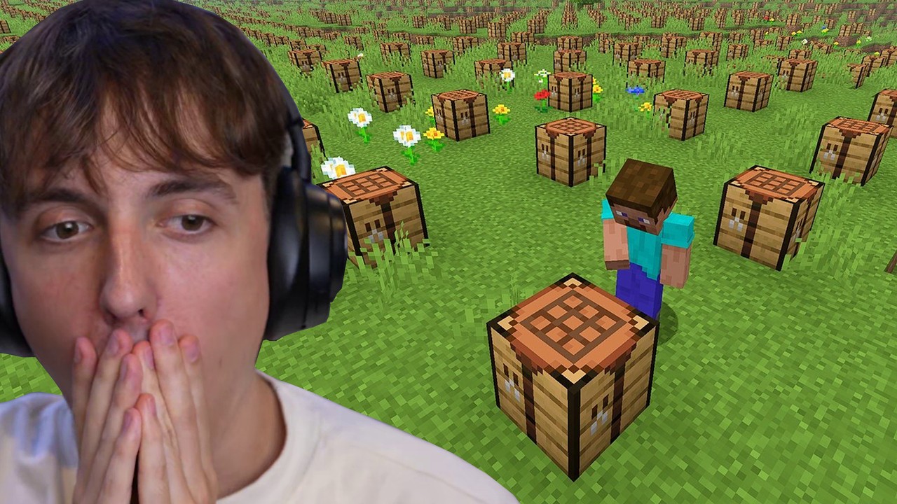 Minecraft But The World Clones Everything He Does