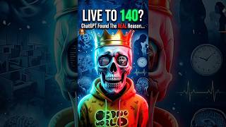 I Asked ChatGPT How To Live 140 Years 😳 #sagexp #ai #shorts