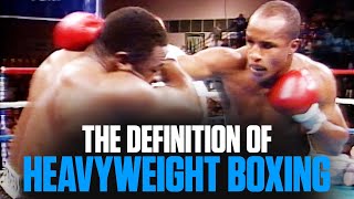 The Greatest First Round In Heavyweight Boxing History? | Michael Moorer vs Bert Cooper