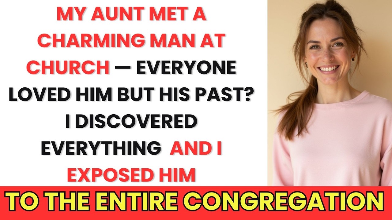 My Aunt Met a Charming Man at Church—But What I Found Out About His Past Made Me Expose Him...