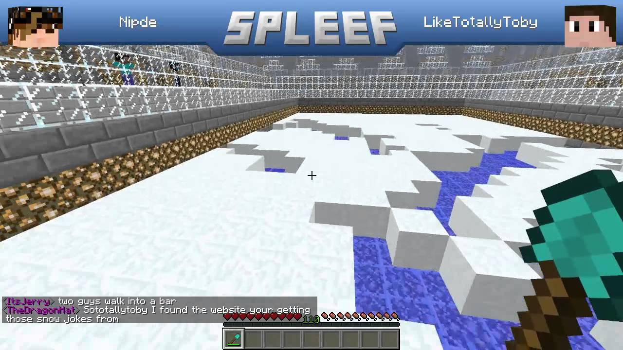 Minecraft: YouTuber Spleef - SoTotallyToby VS Nipde (EP 02)