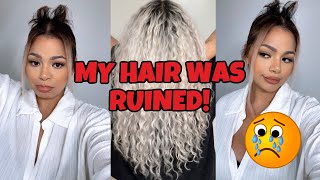 HAIRDRESSER RUINED MY HAIR THE DAY BEFORE MY WEDDING :( CHEMICAL CUT… AGAIN | STORYTIME