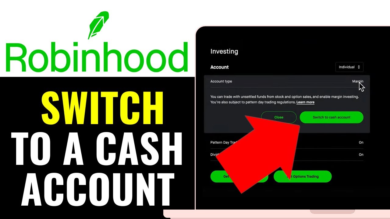 How To Switch To A Cash Account On Robinhood (Step-by-Step) - YouTube