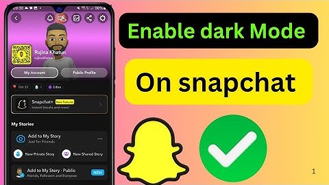 How To Get Dark Mode On Snapchat (iPhone & Android 2025), dark mode for snapchat,
