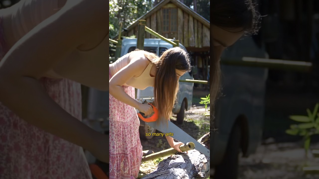 Строим медленно, используя старые ручные инструменты и традиционные методы 🪚