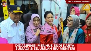 Jajal MRT, Iriana Jokowi: Mantap!