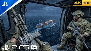 (PS5) RAID ON RUSSIAN SHIP BERING STRAIT | Realistic ULTRA Graphics Gameplay [4K 60FPS] Call of Duty