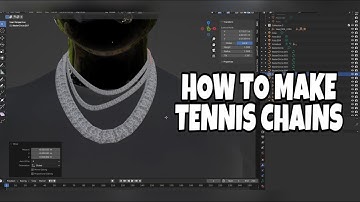 How To Make Tennis Chains In GTA 5 RP (FiveM) | Blender Tutorial Creating A Tennis Chain