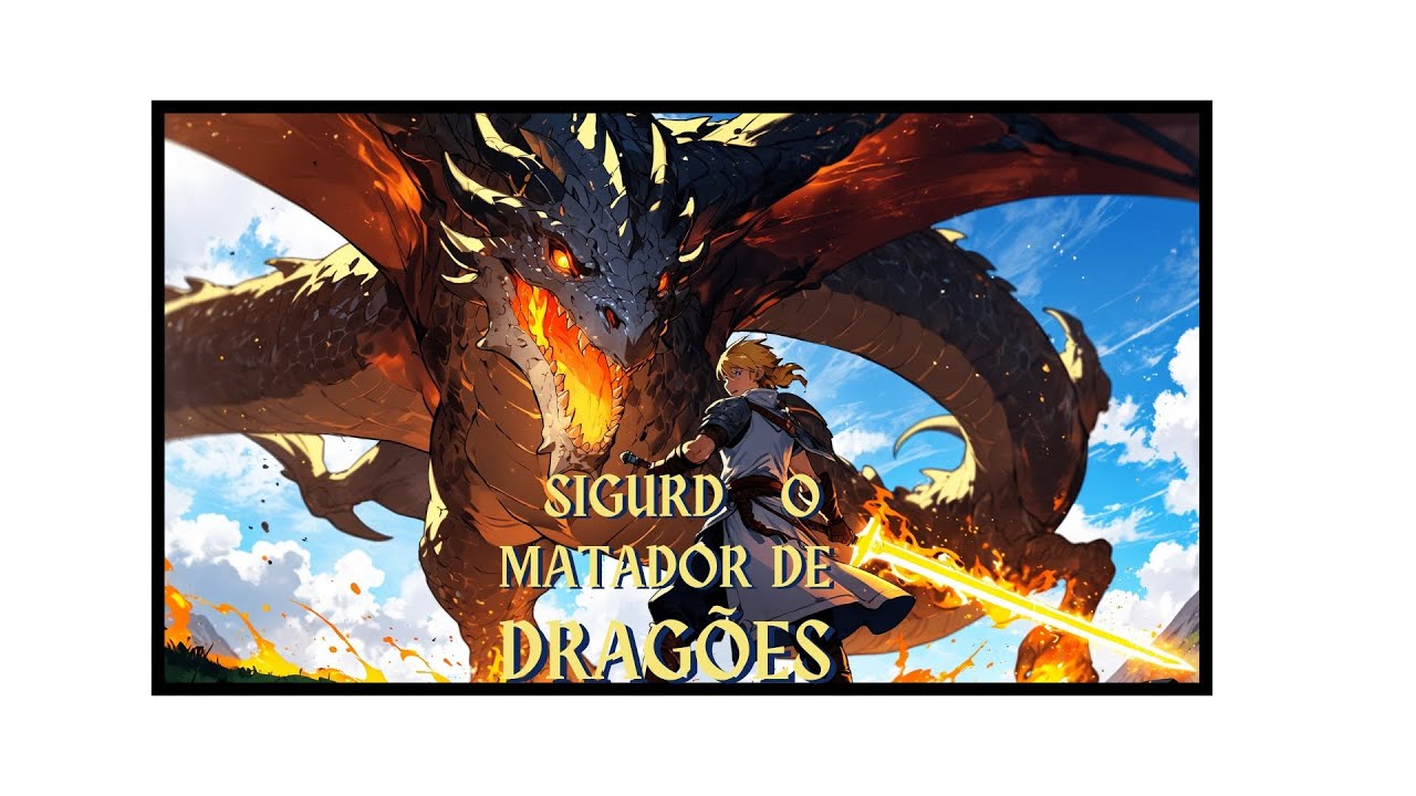 Sigurd o matador de dragões #nordicos #guerreiros #luta #dragão # ...
