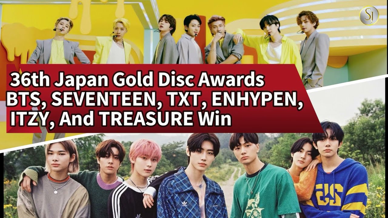 Winners Of 36th Japan Gold Disc Awards - BTS, SEVENTEEN, TXT, ENHYPEN, ITZY, And TREASURE