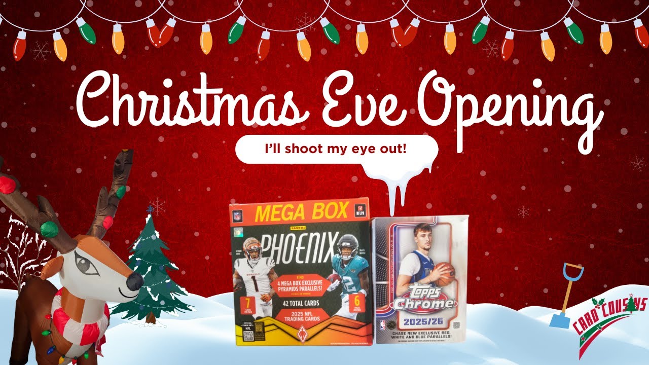 Christmas Eve Opening with a special guest! Topps Chrome Basketball & Phoenix Mega Box!