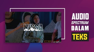 CARA MEMBUAT AUDIO SPECTRUM DI DALAM TEKS DI ANDROID