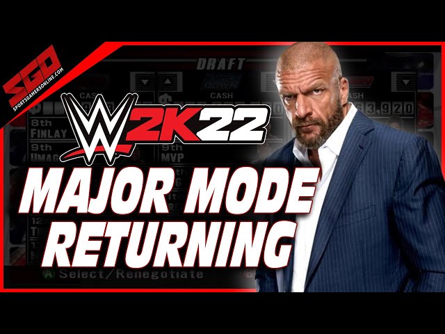 WWE 2K22 announce the return of MyGM mode after 13 years among 10 new  features for new game