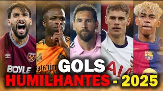 Os GOLS mais HUMILHANTES de 2025