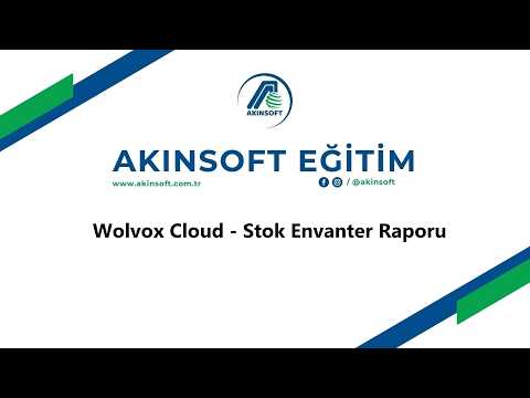 WolvoxCloud - Stok Envanter Raporu