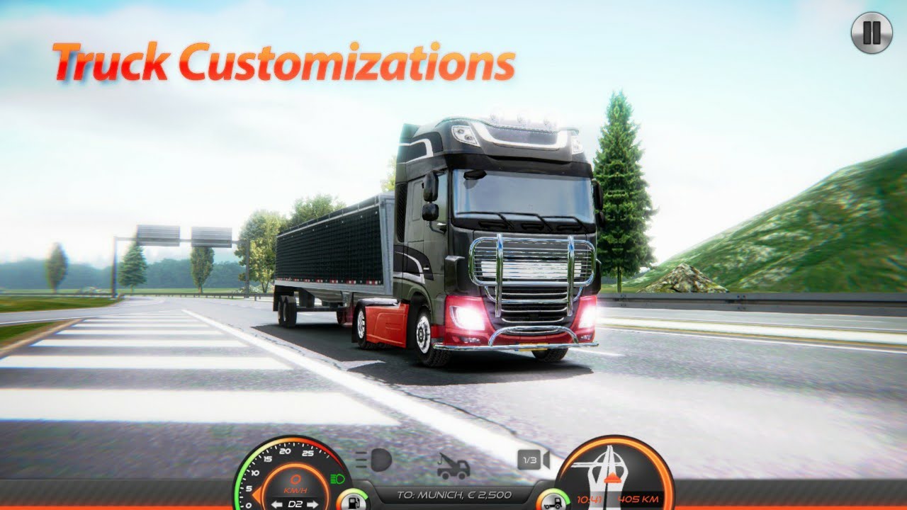 Euro Truck Simulator American Truck Simulator Game Android Gameplay