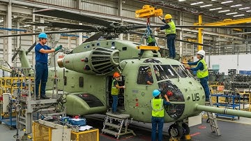 Inside the CH-53K Factory: From Raw Components to the King Stallion Helicopter (Full Process)