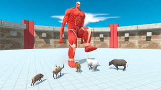 Colossal An Vs Factions - Animal Revolt Battle Simulator