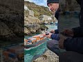 Container Ship in a Cornish Harbour Inlet #ai #viral #viralvideo