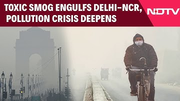 Delhi Air Pollution News | Delhi Continues to Breathe Toxic Air as AQI Crosses 400