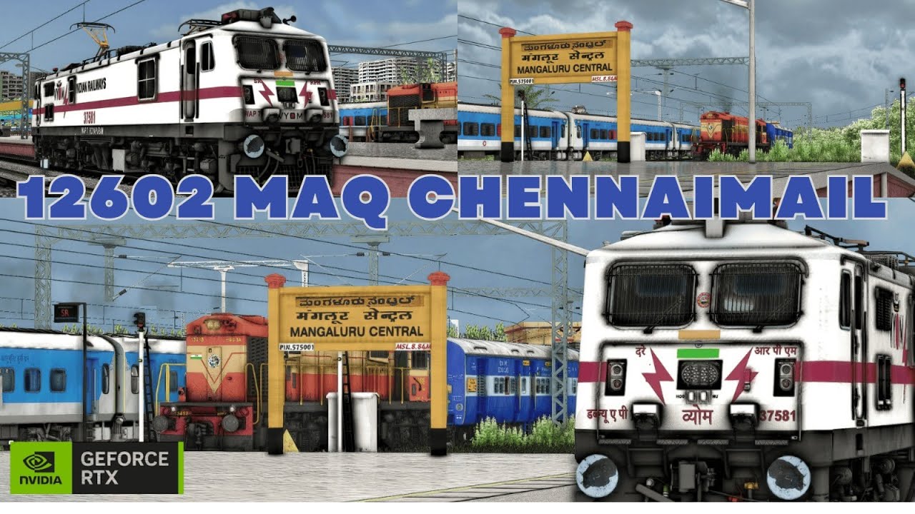 12602 Mangaluru Central – MGR Chennai Central Mail | Activity Intro ...