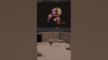 3D - Famine - Binding of Isaac - WIP #animation #blender3d #blenderanimation