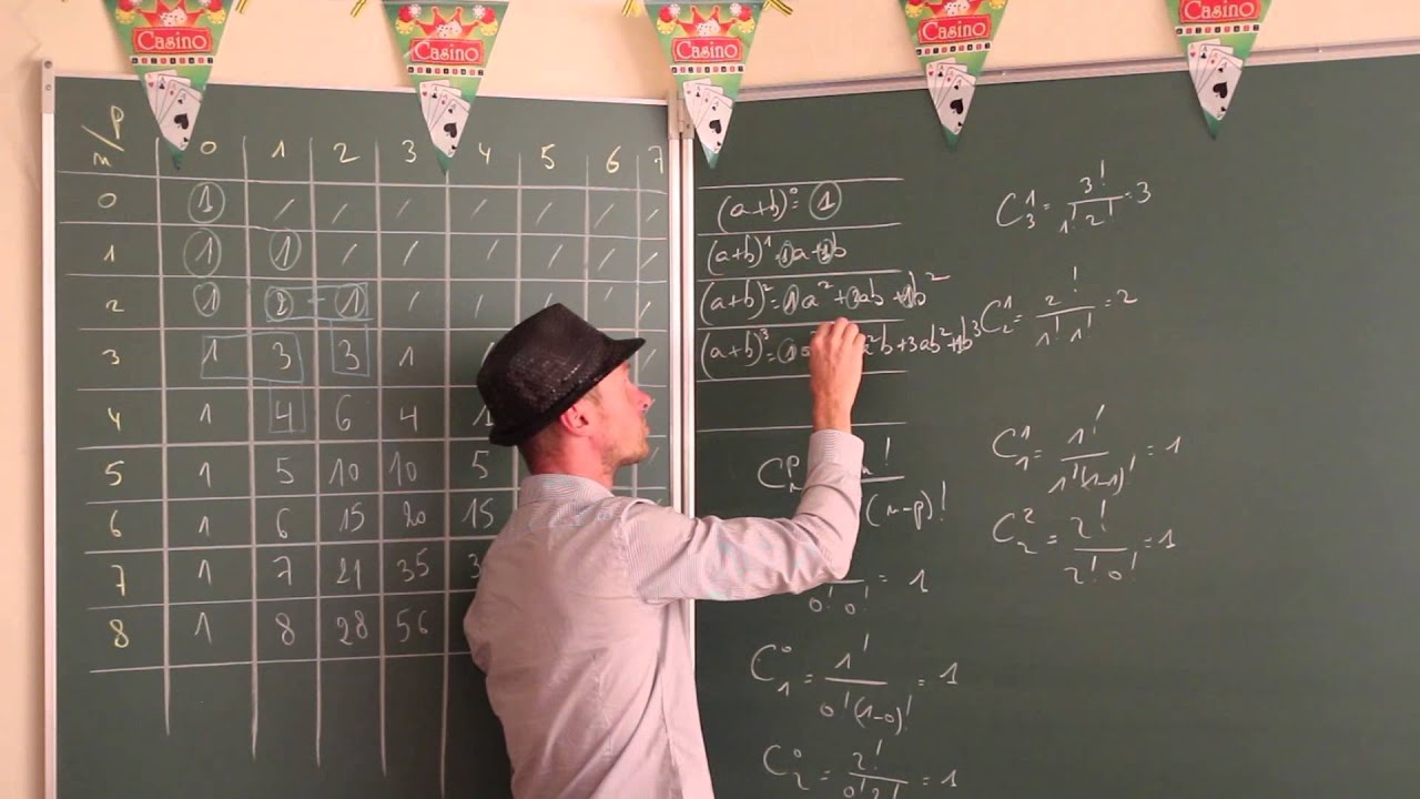 triangle de Pascal - YouTube