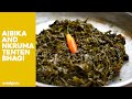 Not Your Typical Bhagi or Callaloo - Cooking Aibika Greens &amp; Nkruma Tenten