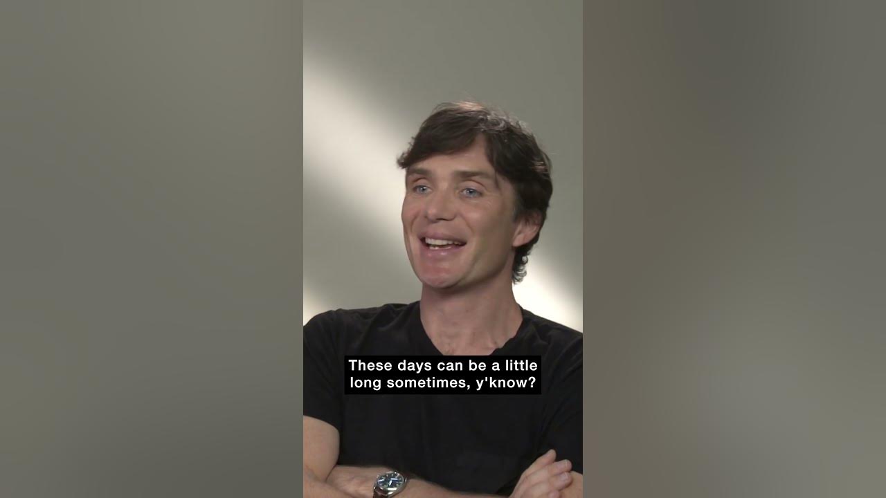 Throwback to the moment #CillianMurphy found out what a meme was - YouTube