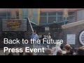 Back to the future the ride closure press event at universal studios hollywood