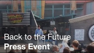 Back to the Future: The Ride Closure Press Event at Universal Studios Hollywood