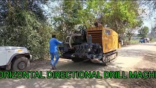 Working procedure of HORIZONTAL DIRECTIONAL DRILLING MACHINE (Drilling, Remer, Puller)_HDD_MACHINE