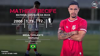 Matheus Recife - Meia Volante Midfielder - 2025