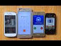 Four Old Samsung Phone incoming Call,outgoing call at same time,over the horizon ringtones