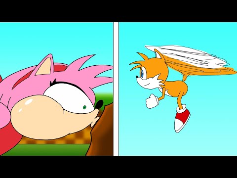 Amy and Knuckles ALL ENDINGS | Sonic the Hedgehog Parody Animation