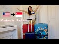 Moving With 2 Suitcases from USA to Singapore  | Minimalist Packing Tips
