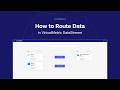 How to route data from source to destination in VirtualMetric DataStream (v1.7.1)