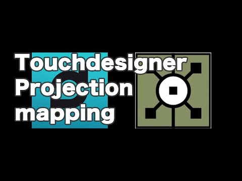 Touchdesigner[projection mapping][Syphon][English translation]