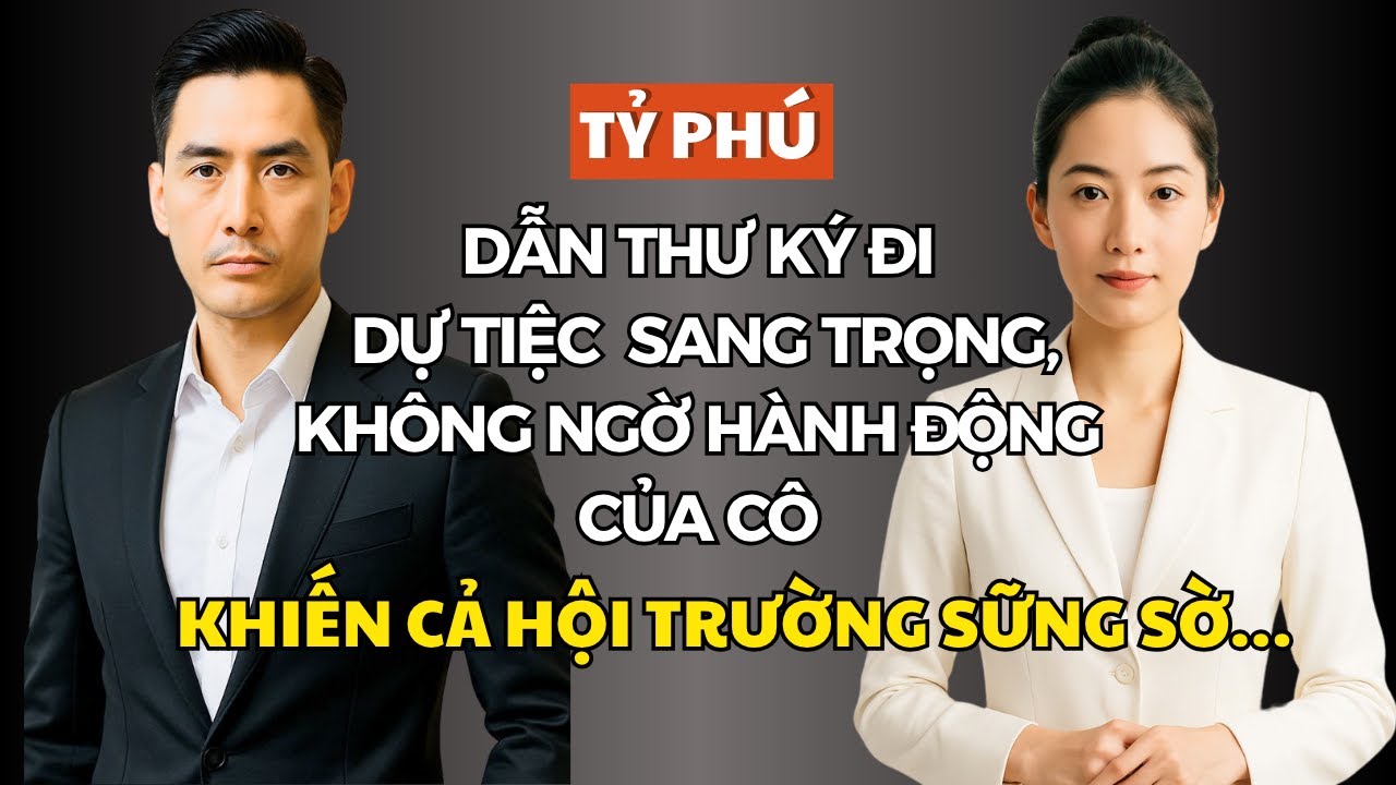Tỷ Phú Dẫn Thư Ký Dự Tiệc Sang Trọng, Không Ngờ Hành Động Của Cô Khiến Cả Hội Trường Sững Sờ…