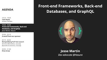 Front-end Frameworks, Back-end Databases, and GraphQL - Jesse Martin