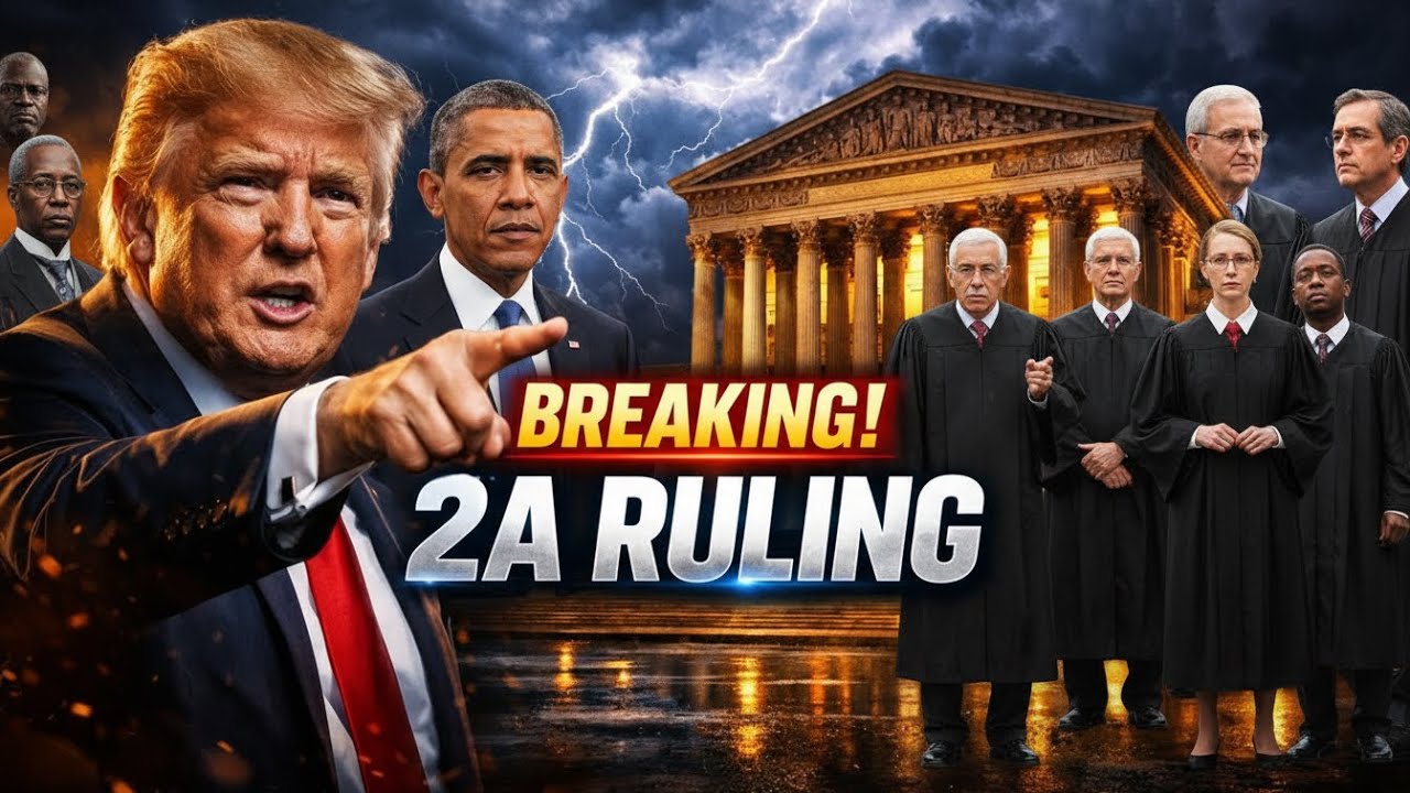 “BREAKING: Trump’s Legal Shockwave Forces Supreme Court Showdown on 2A”