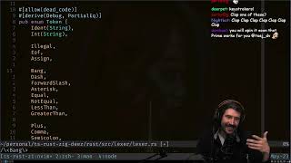 Rust and Zig: Extending The Lexer
