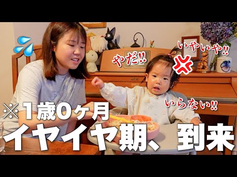 【早過ぎ】1歳0ヶ月のおしゃべりな娘にまさかのイヤイヤ期が到来して毎日が大変すぎる…