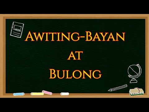 Awiting-Bayan at Bulong - YouTube