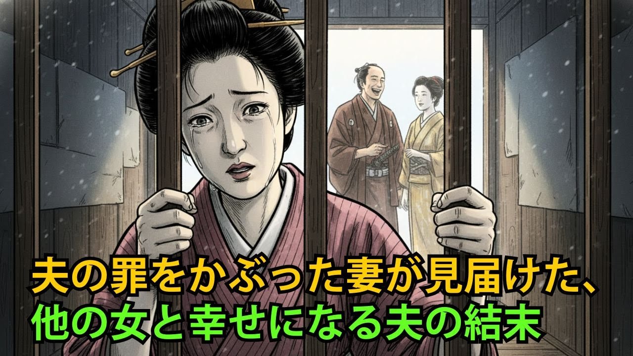 夫の罪をかぶった妻が見届けた、他の女と幸せになる夫の結末| 野談 | 伝説 | 昔話 | 説話 | 民話
