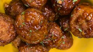 How to make Sweet Honey Glazed Meatballs | FROZEN Meatball Recipe