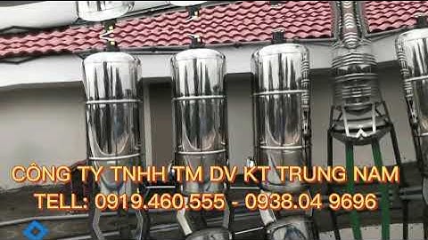 Lắp đặt Hệ thống lọc nước UF, bộ lọc nước sinh hoạt gia đình chung cư, cặn hộ