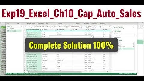 Exp19_Excel_Ch10_Cap_Auto_Sales | Excel Chapter 10 Capstone - Auto Sales