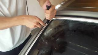 MGB GT Rear Hatch Chrome Trim Installation