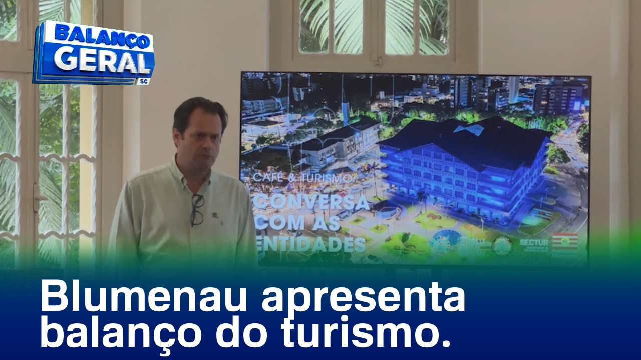 Prefeitura de Blumenau apresenta balanço do turismo no primeiro semestre de 2026